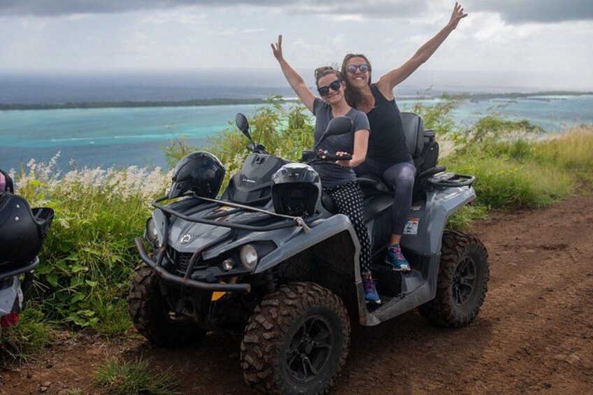 #combo#atv#quad#adrenaline#mountain#view#wild#panoramicview#visit#discovery#island#borabora 2