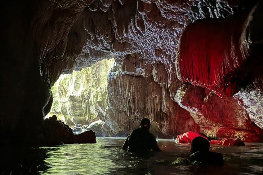River Cave Swimming with TRANSPORTATION 1