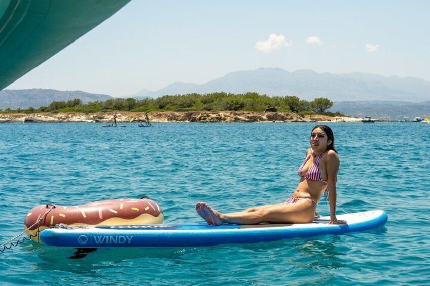 Premium Catamaran Cruise to Marathi Bay with Lunch from Chania 3