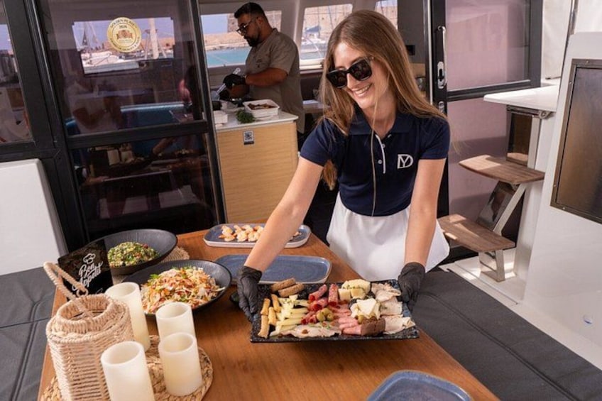 Premium Catamaran Cruise to Marathi Bay with Lunch from Chania 2