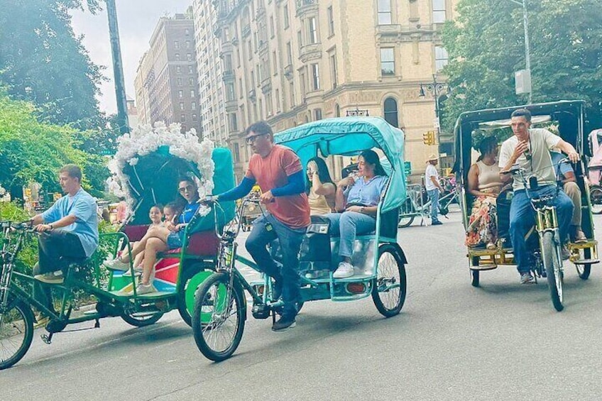 Pedicab group tours - gpt Central Park pedicabs
4
