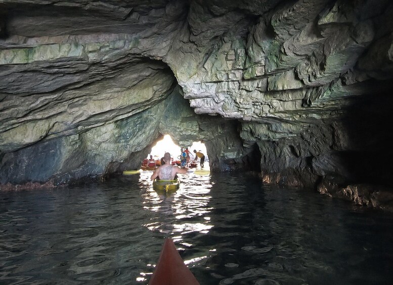 Picture 3 for Activity Maratea: Kayak Tour to Sea Caves and Black Beach 5