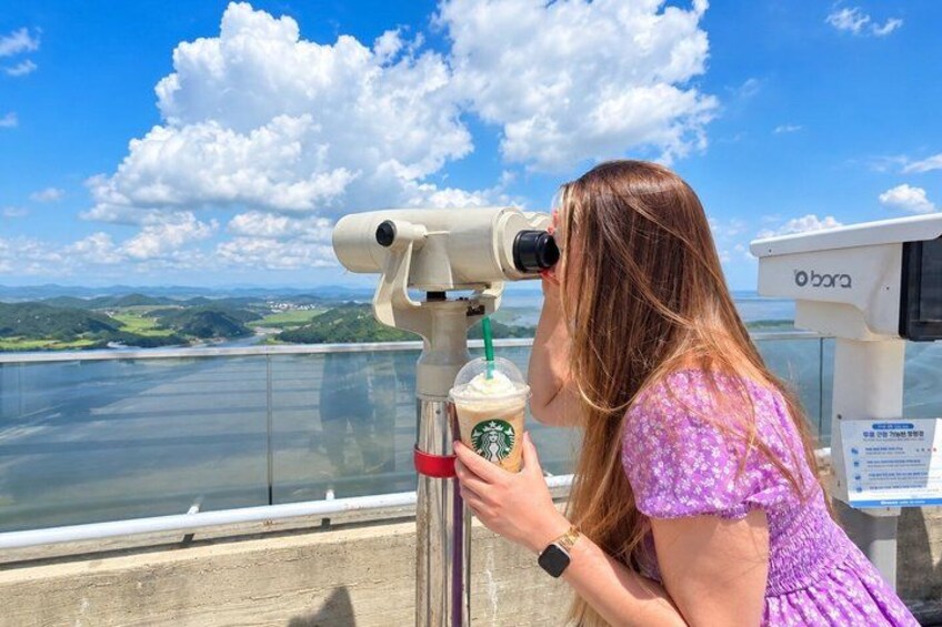 Best North Korea View & Closest Starbucks to DMZ tour from Seoul 1