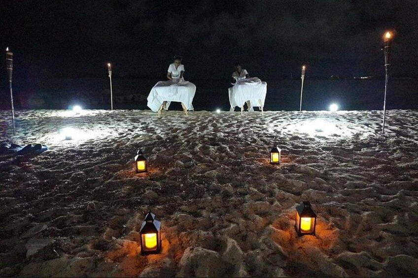 Couples Beach Massage 2