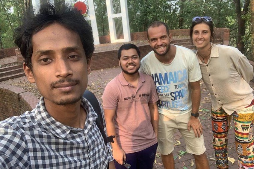 Me with my guest at the University 4