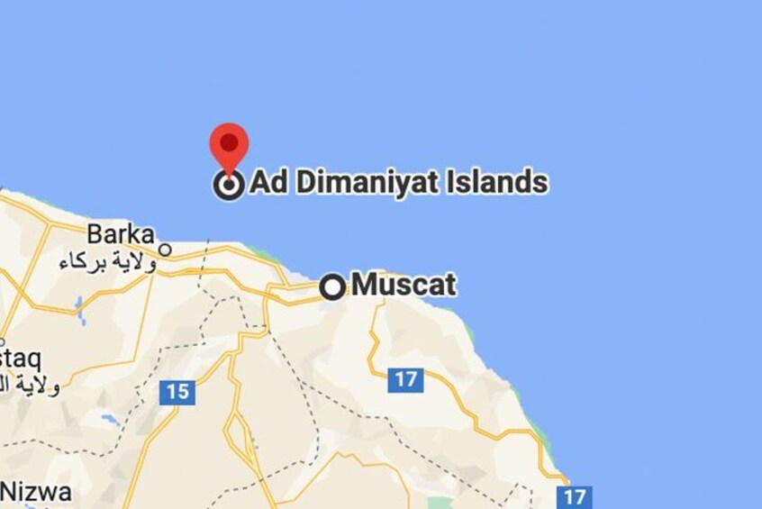 The Daymaniyats (aka Ad Dimaniyat) are a 45 minute ride from Al Mouj Marina in Muscat, Gulf of Oman. 2
