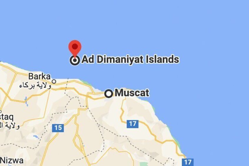 The Daymaniyats (aka Ad Dimaniyat) are a 45 minute ride from Al Mouj Marina in Muscat, Gulf of Oman. 3