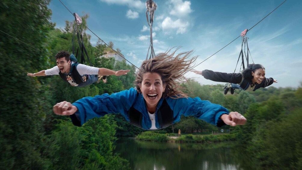 Picture 2 for Activity Kent: 720m Zip Wire Flight Over Bluewater Quarry 2