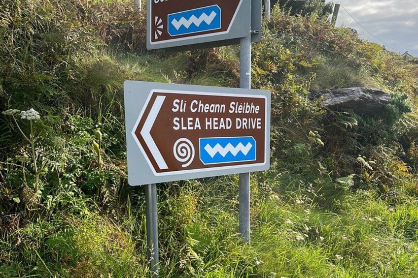 Directional signs for Slea Head Drive. 2