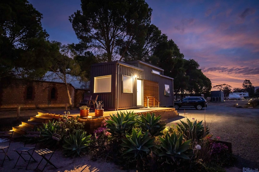 Pink Lake Tiny House Stay - BBQ Dinner & Campfire Experience 1