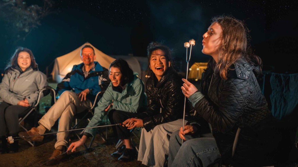 Picture 6 for Activity Pink Lake Tiny House Stay - BBQ Dinner & Campfire Experience 4