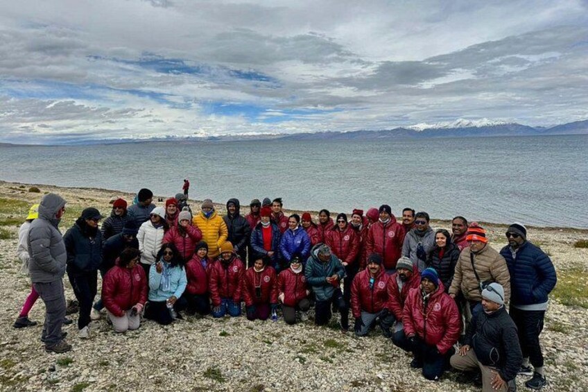 Pilgrimage at Mansarovar Lake with Kailash view 1