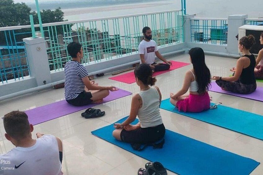Yoga In Varanasi: Sunrise Yoga with Ayush 3