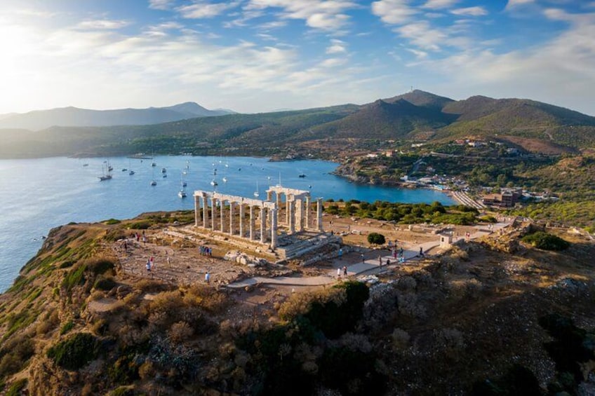 Lake Vouliagmeni Thermal Spa And Temple Of Poseidon Tour 3