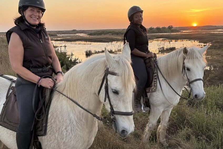 Romantic Sunset Nature Ride on Horseback in the Camargue 3