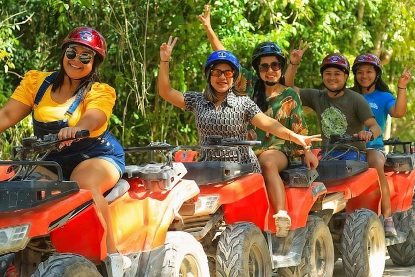 Off Road Ride to El Cedral town and Cenote Jade on ATVs 1