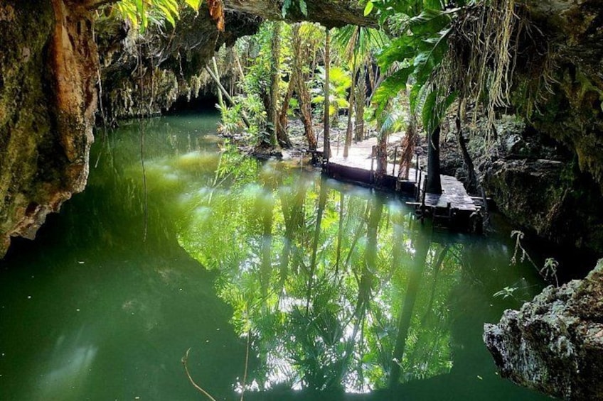 Off Road Ride to El Cedral town and Cenote Jade on ATVs 2