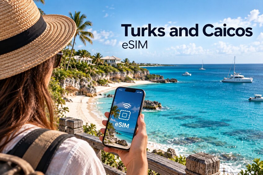 Turks & Caicos Islands: Roaming Internet with eSIM Mobile Data Plan 1