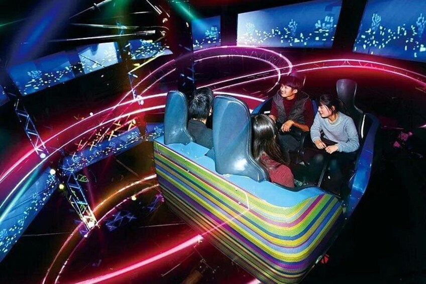 Experience Japan’s First Spiral Lift Indoor Roller Coaster 4