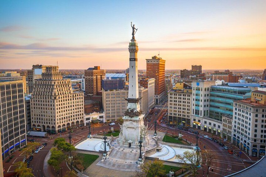 Smartphone Guided Indianapolis Downtown Sites Audio Walking Tour 1