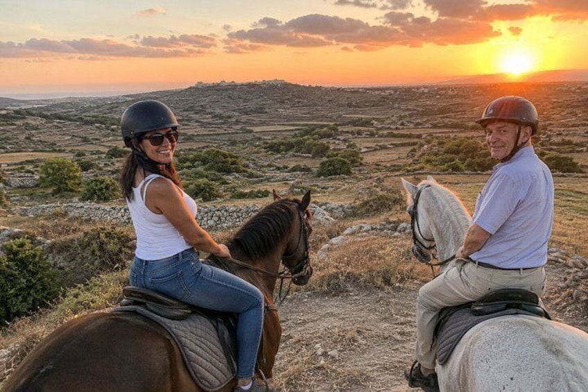 Malta: Small-Group Sunset Horseback Ride Through the Countryside 1