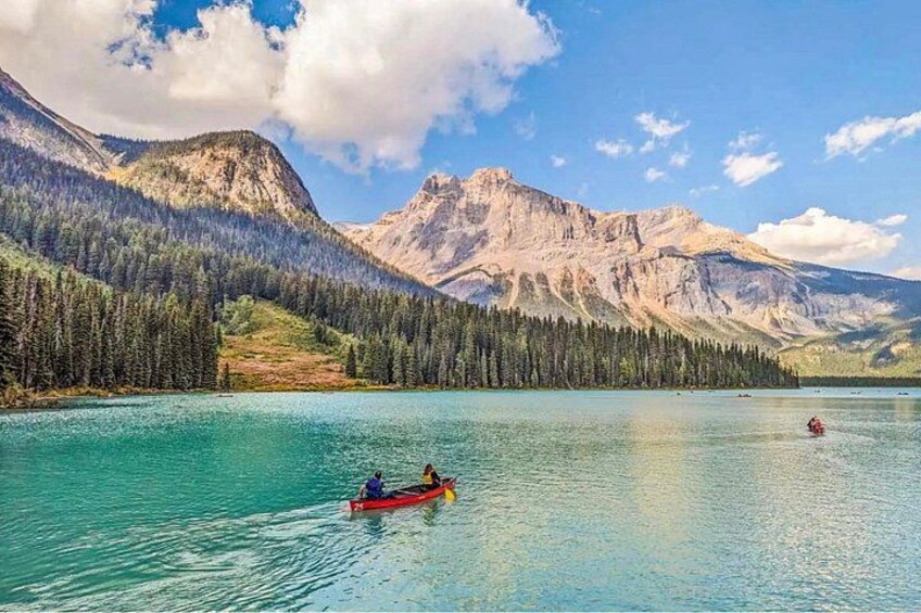 Emerald Lake,Natural Bridge, Wapta Falls & Takakkaw Falls in Yoho 3