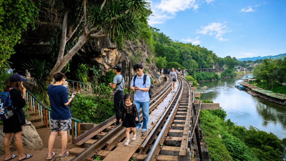 From Bangkok: Kanchanaburi War Cemetery and Death Railway.. 5