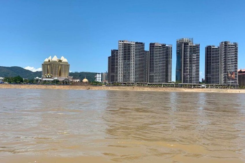 Golden Triangle Thai Myanmar Laos border Khong River Old City 3