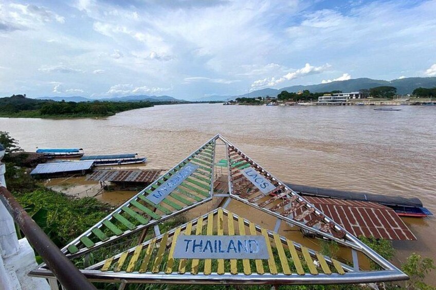 Golden Triangle Thai Myanmar Laos border Khong River Old City 1