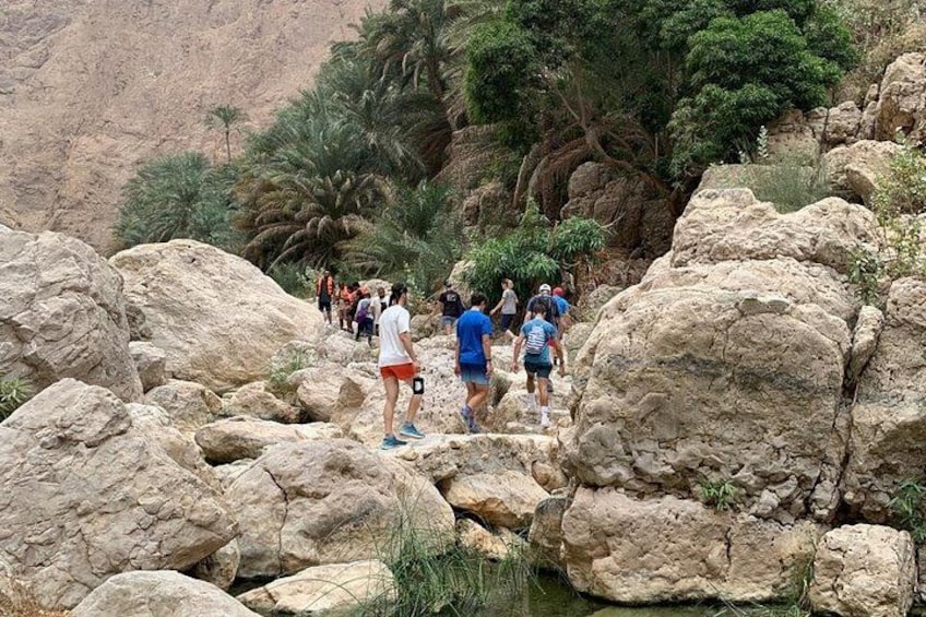 Wadi Shab Adventure Sinkhole Beach and Romantic Cave Tour 3