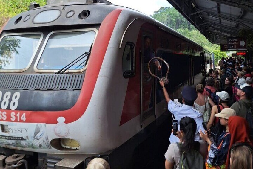 The train from Ella to Nanu oya.