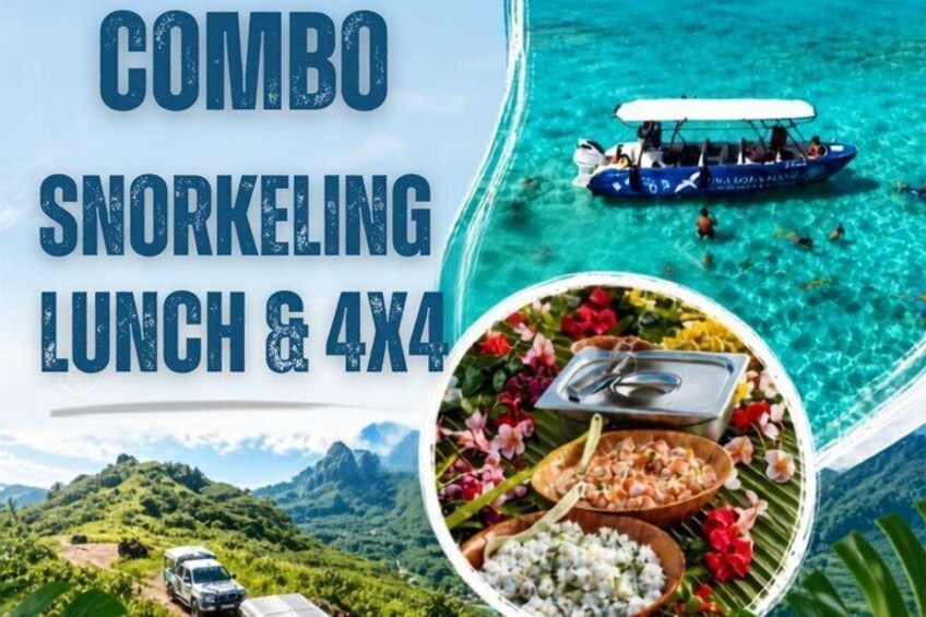 French Polynesia Snorkeling and 4X4 Adventure Tour with Buffet 2