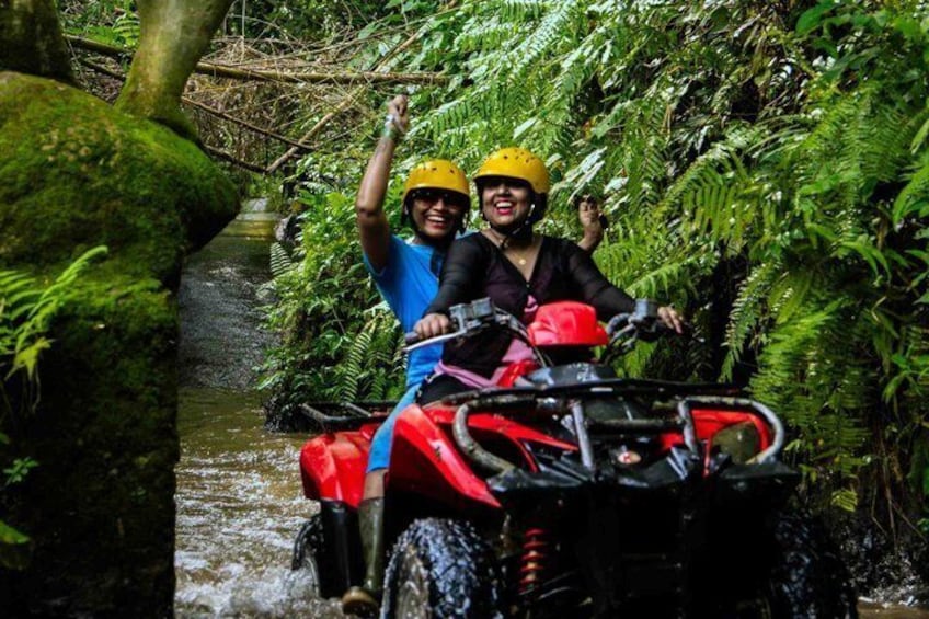 Bali ATV Ride Ubud Waterfall,RiceField,River-Kingkong Temple Cave 2