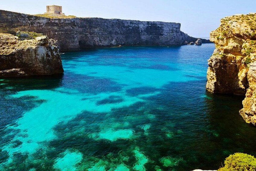 Malta: Blue lagoon, Gozo, Crystal Lagoon Sea Caves 2