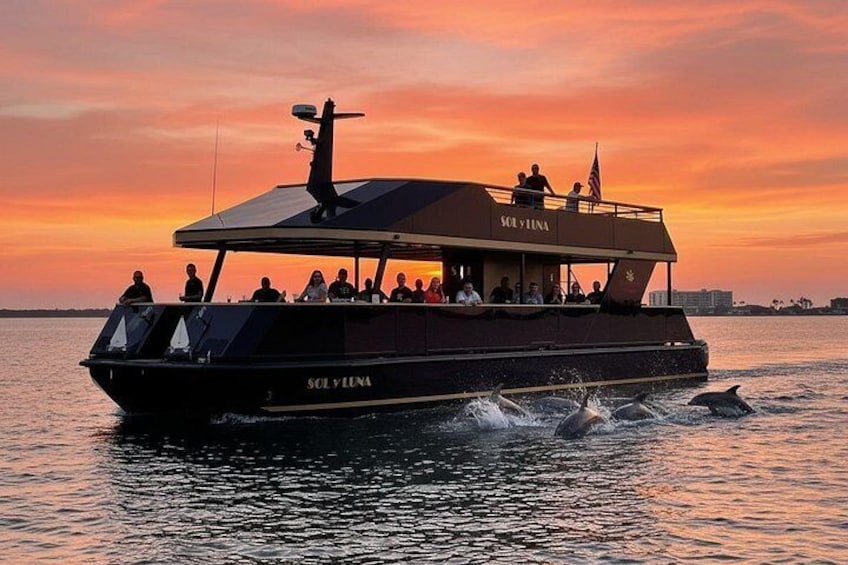 SOL y LUNA cruising from the Baytowne Marina for a sunset dolphin cruise. 2