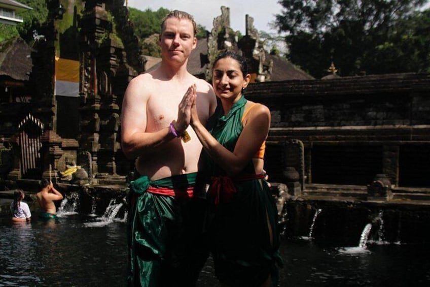 Ceremony at Tirta Empul Temple 2