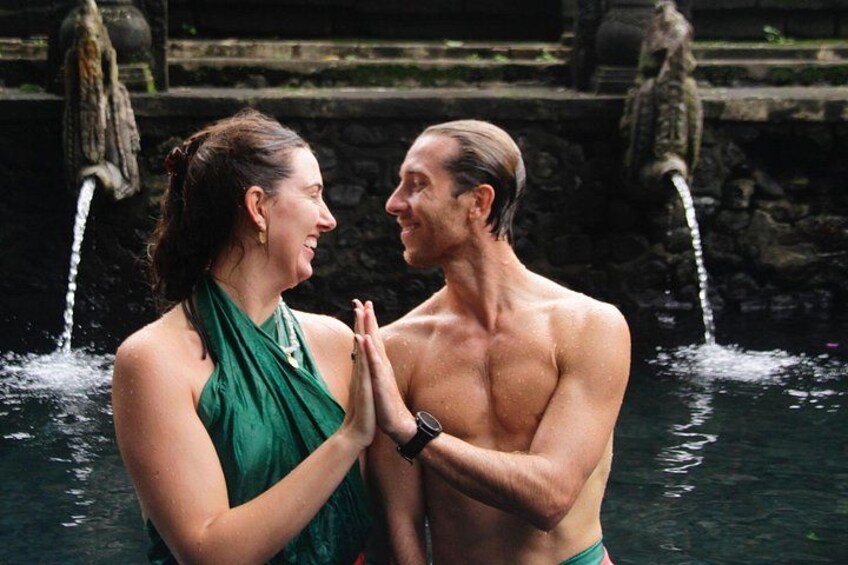 Ceremony at Tirta Empul Temple 2