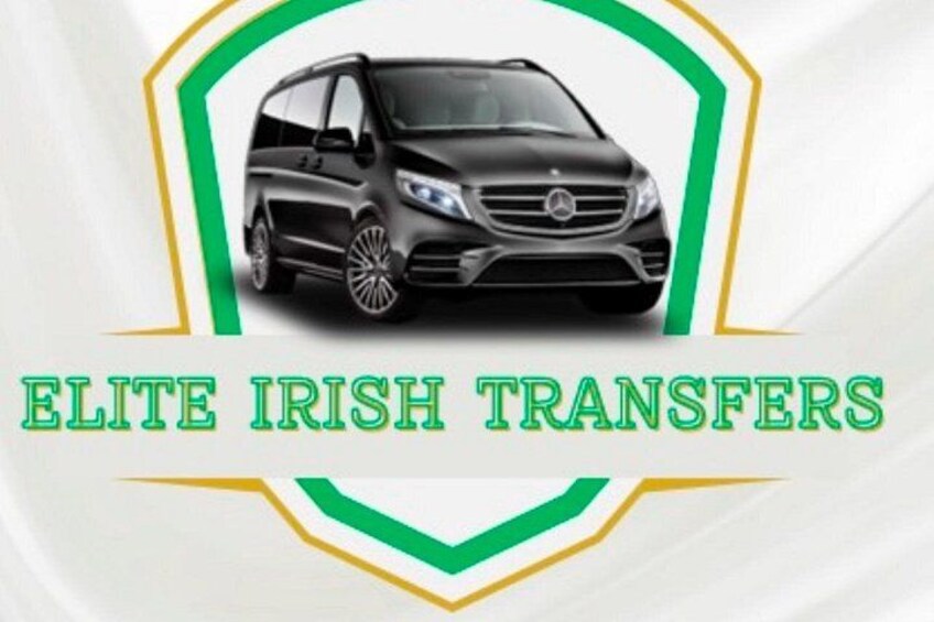 A logo with a car and the text 'ELITE IRISH TRANSFERS'. 2