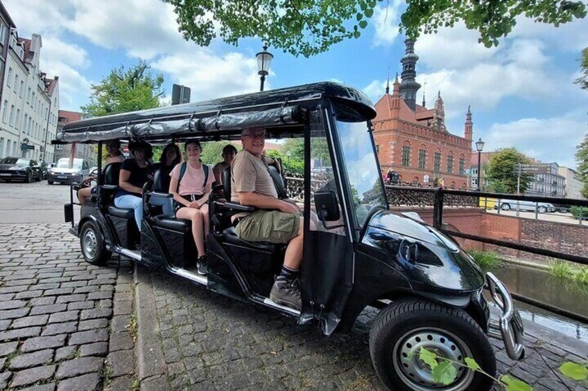 GDANSK City Tour by Golf Cart Live Guide & City Sightseeing 60min 1
