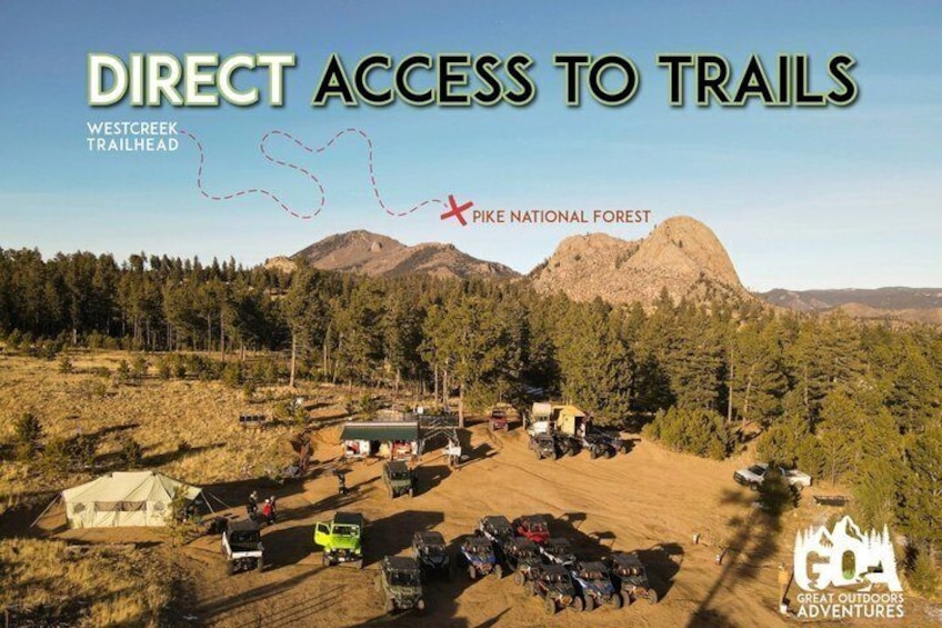 Woodland Park: 2 Hour Guided Wildlife Sunset UTV Tour - You Drive 2