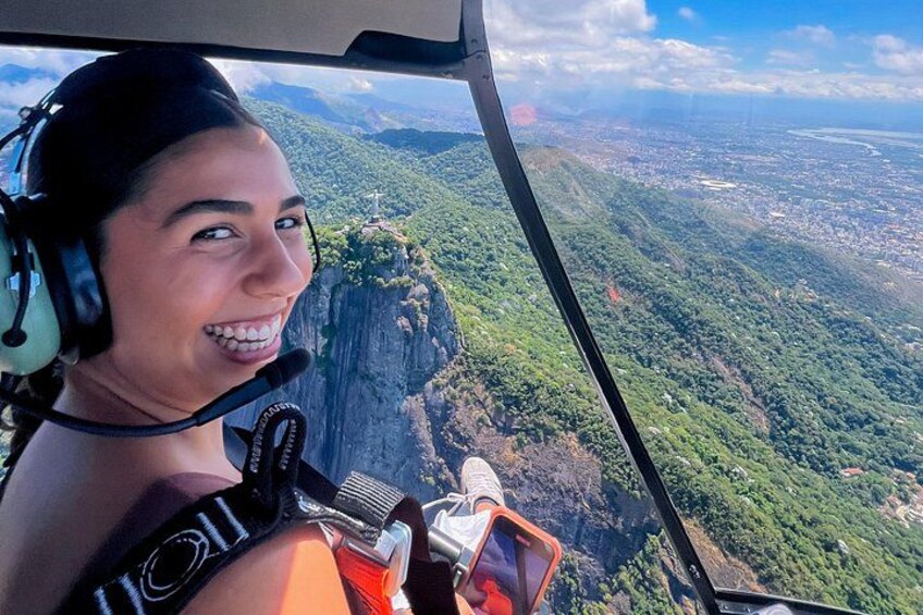 Rio de Janeiro: Helicopter Tour Without Doors at Christ the Redeemer 1