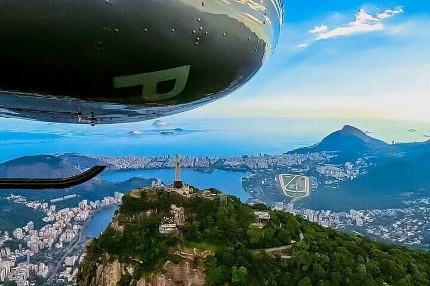 Rio de Janeiro: Helicopter Tour Without Doors at Christ the Redeemer 3