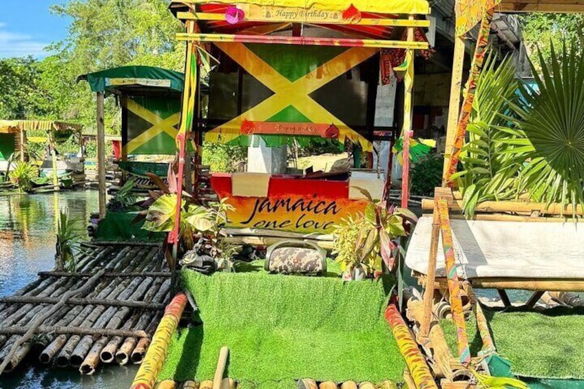 Montego Bay River Rafting and limestone Massage Experience 3