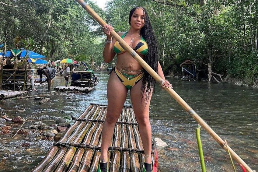 Montego Bay River Rafting and limestone Massage Experience 1