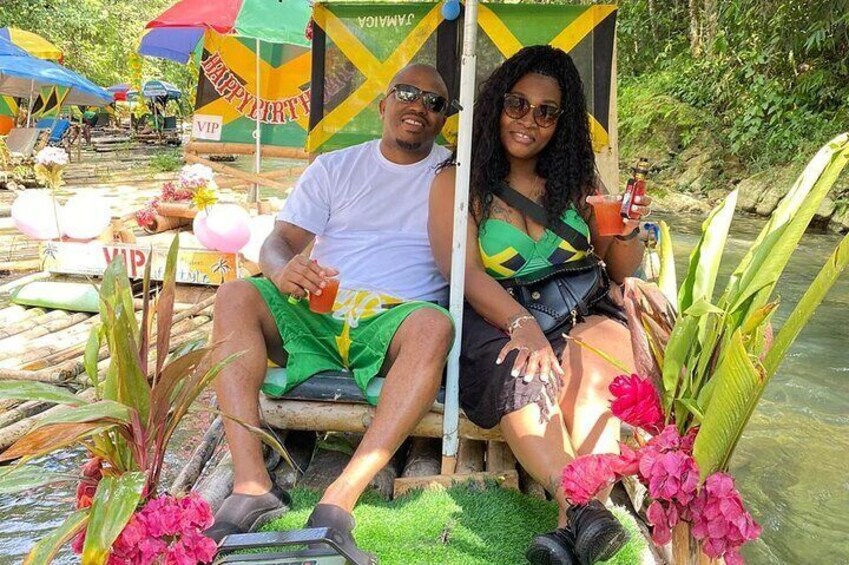Montego Bay River Rafting and limestone Massage Experience 4