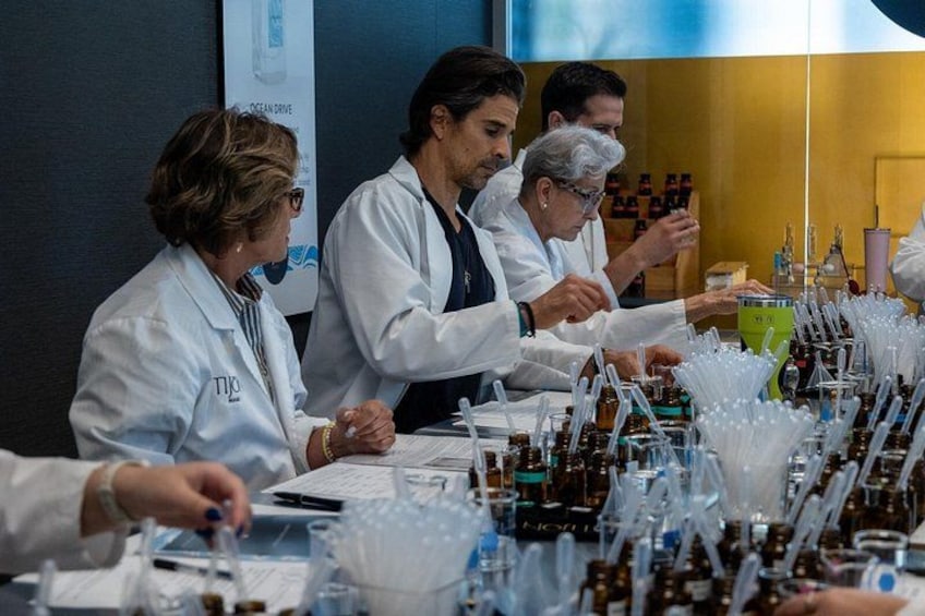 Perfume Making Class in progress 5