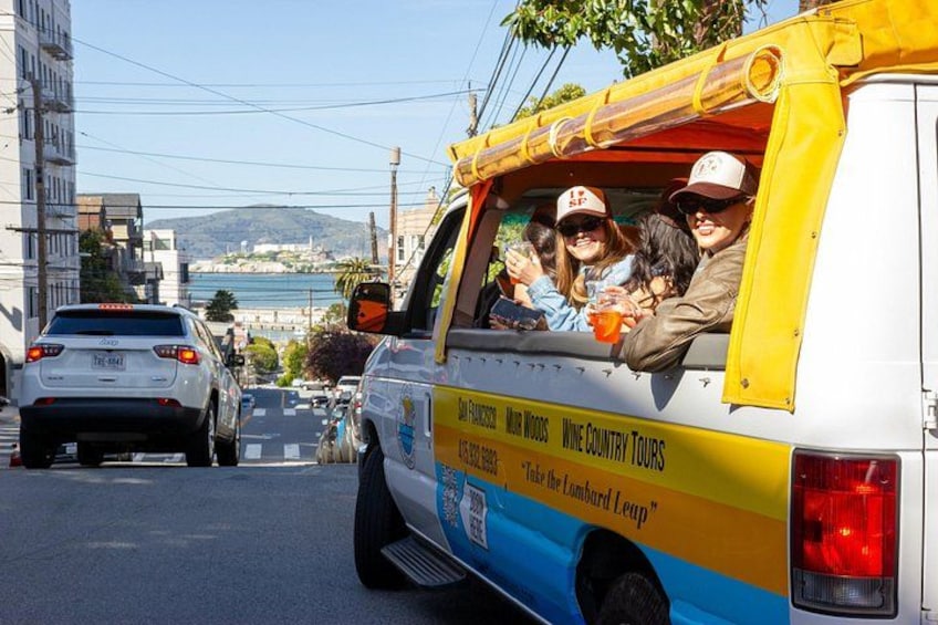 San Francisco: Best City Highlights Tour Open Air Van Small Group 2