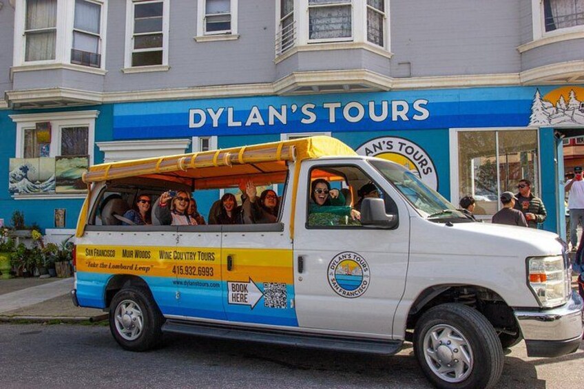 San Francisco: Best City Highlights Tour Open Air Van Small Group 3