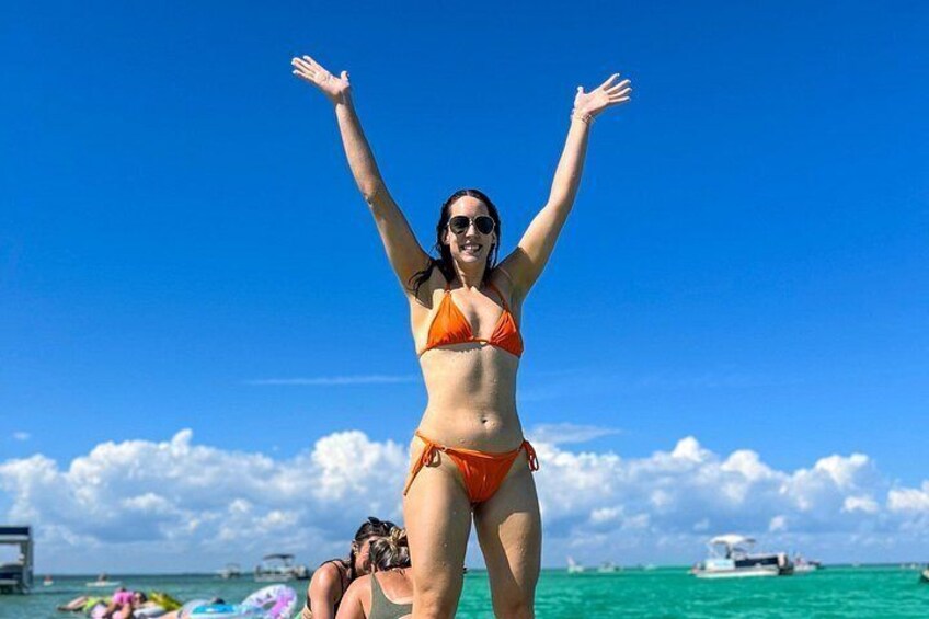 Best Crab Island boat tour Destin,
Half day private cruise to Crab Island, 2