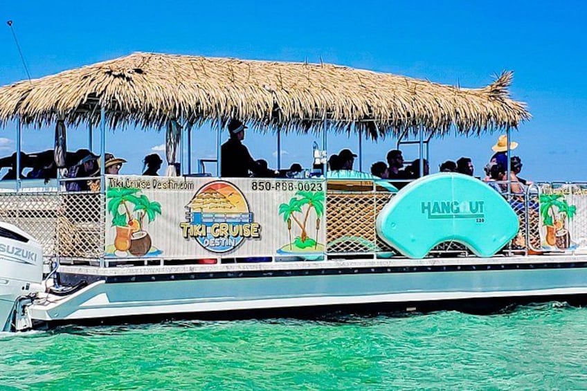 Crab Island pontoon cruise Destin,
Guided boat tour to Crab Island, 1